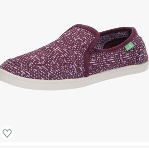 SANUK Womens Pair O Dice Knit Loafer Flat comfort outdoor slip on shoe size 7